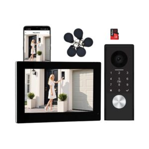 KONX KW07-IP7 — 2-Wire Flush WiFi Video Kit, Black