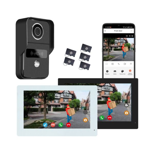 kw02-ip7-black-3 KONX KW02-IP7 — 2-Wire WiFi Video Kit, Black - view 3