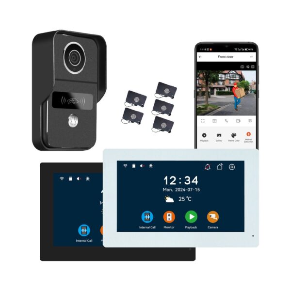kw02-ip7-black-4 KONX KW02-IP7 — 2-Wire WiFi Video Kit, Black - view 4