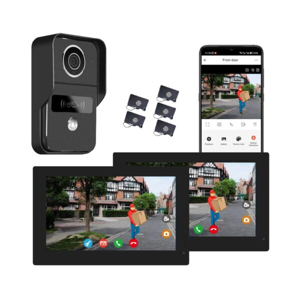 kw02-ip7-black-5 KONX KW02-IP7 — 2-Wire WiFi Video Kit, Black - view 5