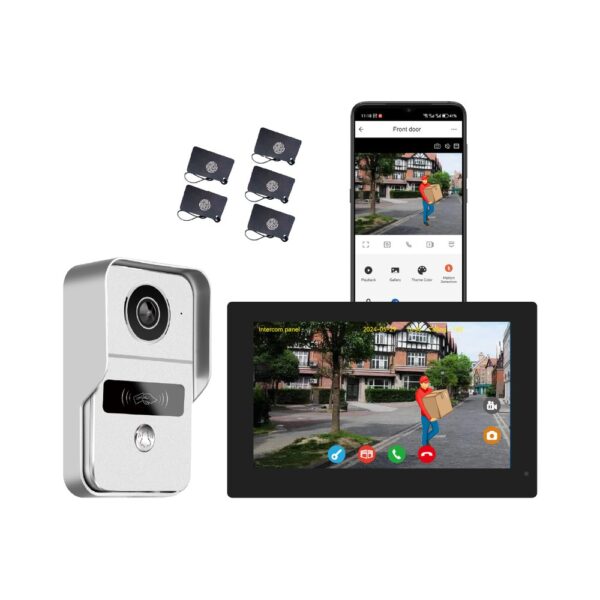 KONX KW02-IP7 — 2-Wire WiFi Video Kit, Silver - view 2