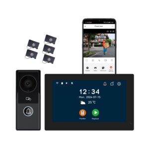 KONX KW06-IP7 — 2-Wire Slim WiFi Video Kit, Black - view 2